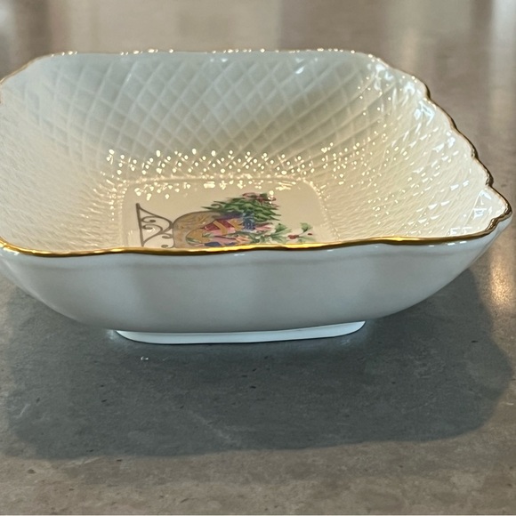 MIKASA Christmas Spirit Bone China, Caprice Oblong Bowl, Candy, Nut Dish - Picture 3 of 6